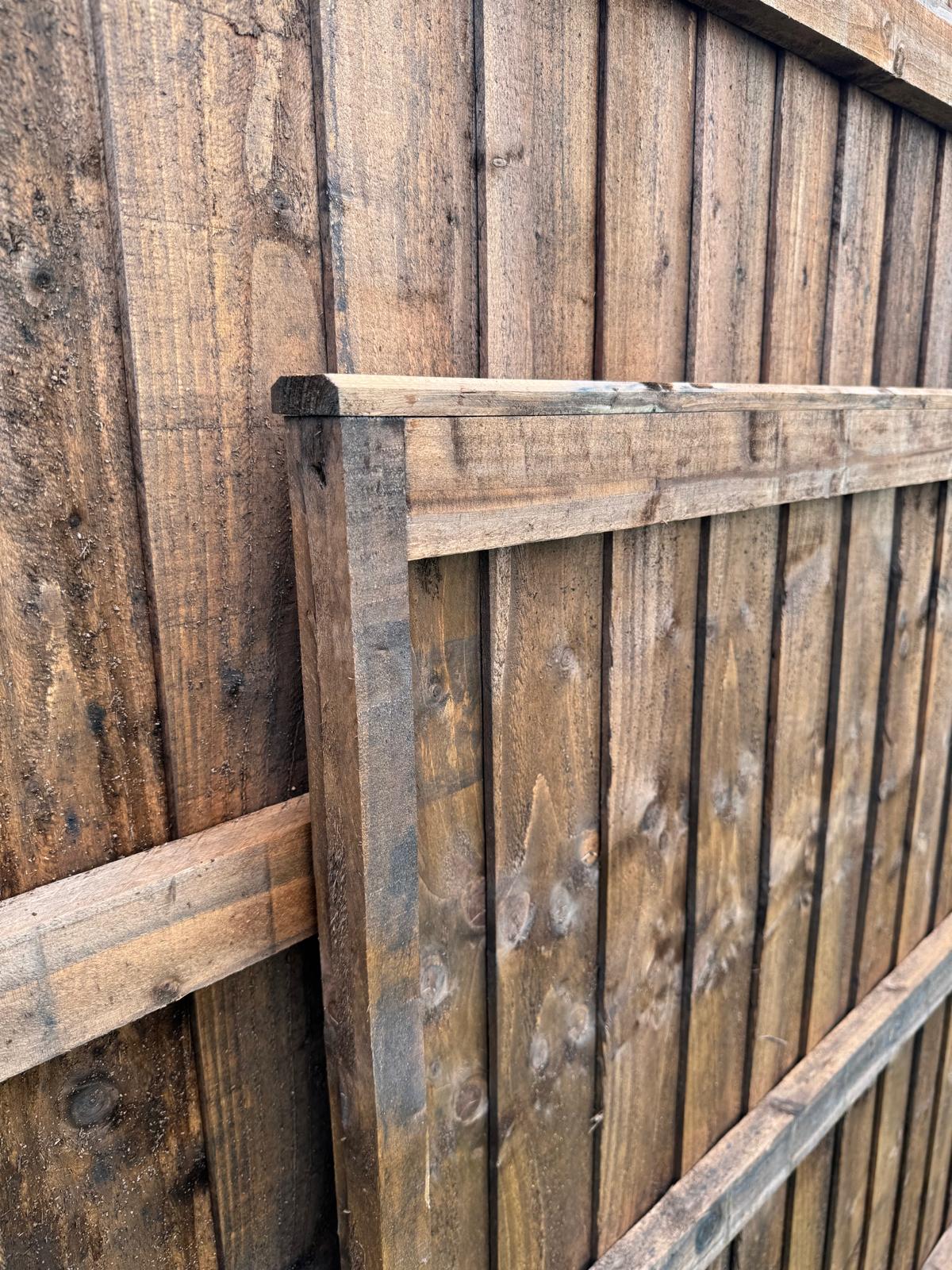 6FT X 6FT Closeboard Fence panels (FULLY FRAMED)